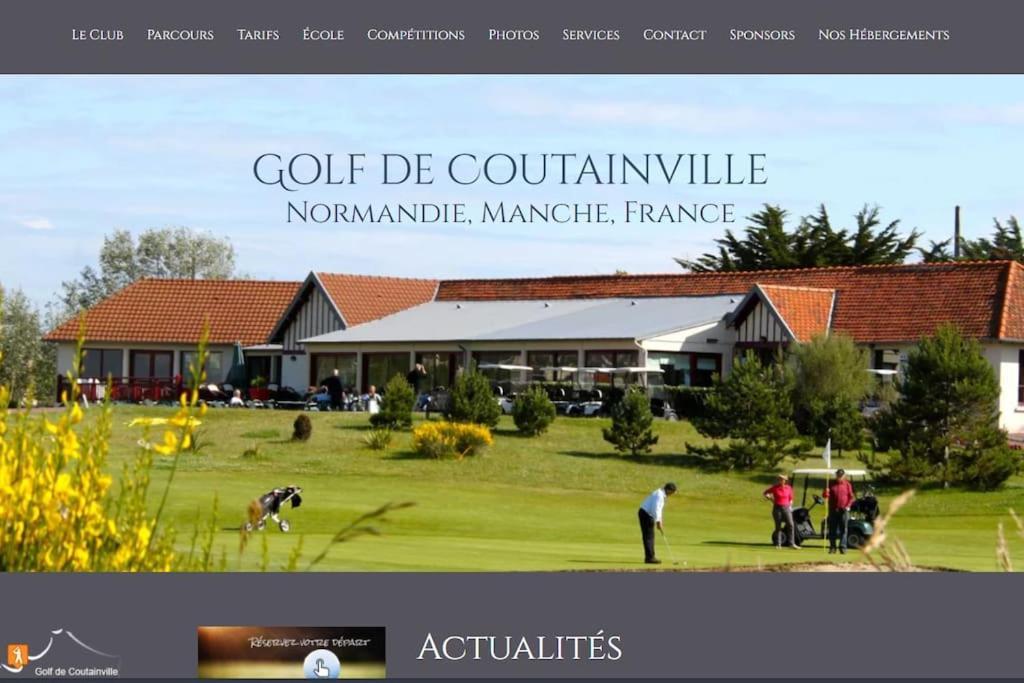 Maison Bord De Mer Individuel Gouville-sur-Mer ภายนอก รูปภาพ